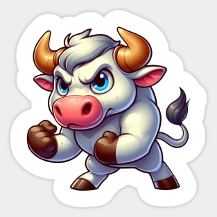 Cute Bull Sticker